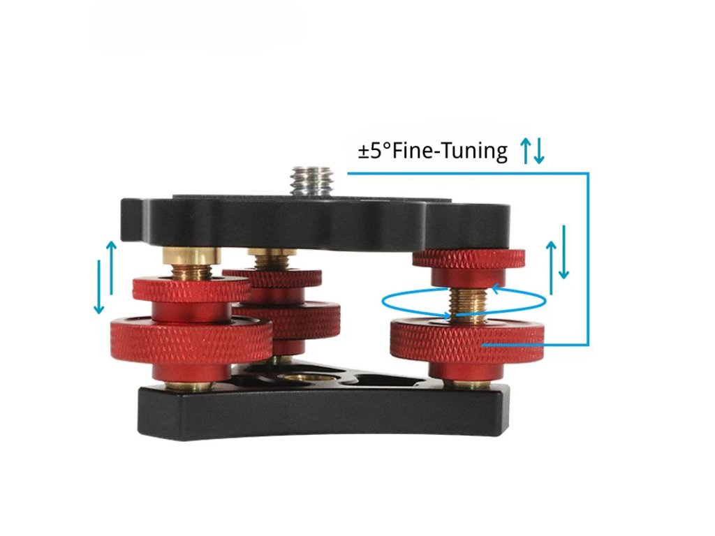 MoveShootMove vyrovnávací základna s jemným posuvem